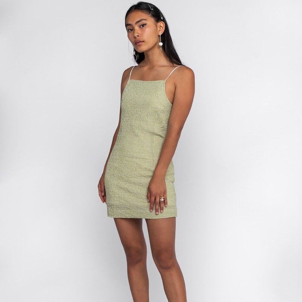 Paloma Wool Green Mini Dress